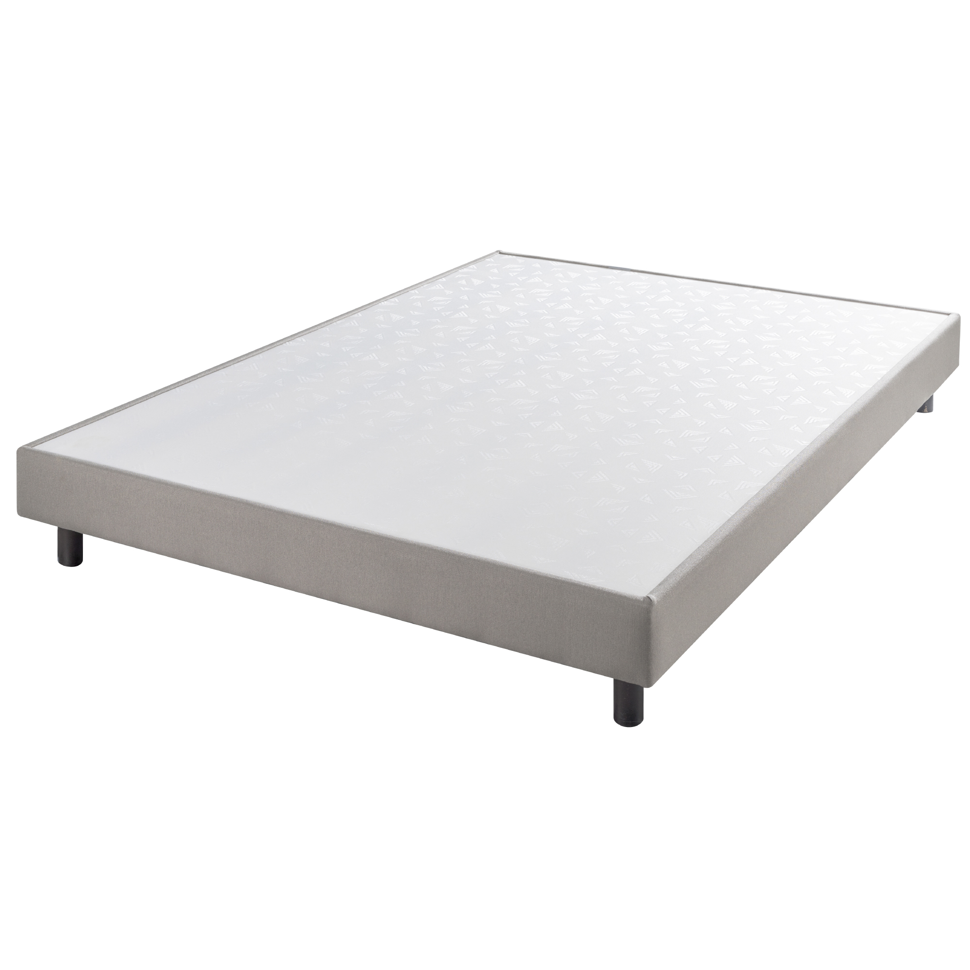Ensemble sommier DECO violet 160X200 hauteur 15 cm + Tête hauteur 110 cm
