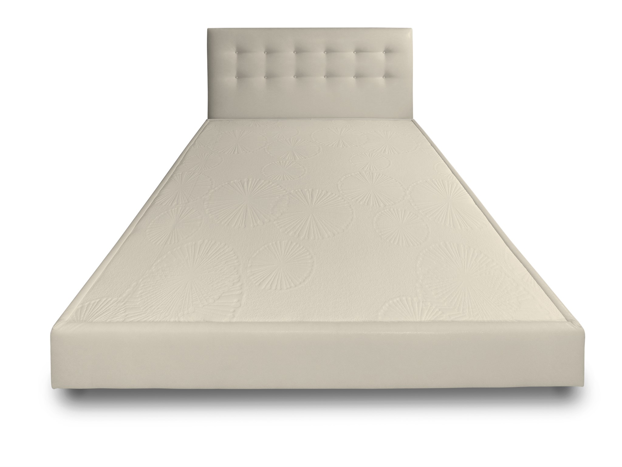 Sommier DECO ivoire 160X200 hauteur 15 cm